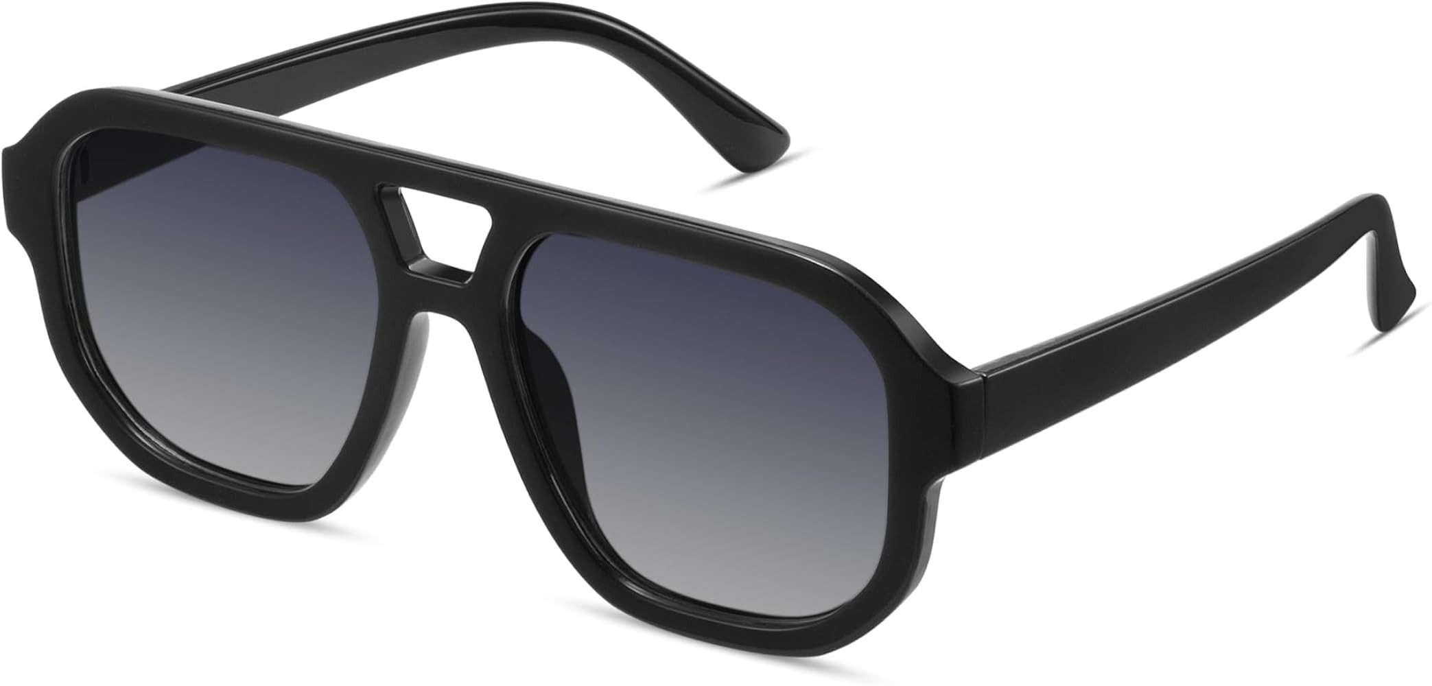 livho Trendy Polarized Square Aviator Sunglasses Women Men Square Eyewear Frame, Retro Sun Glasse... | Amazon (US)