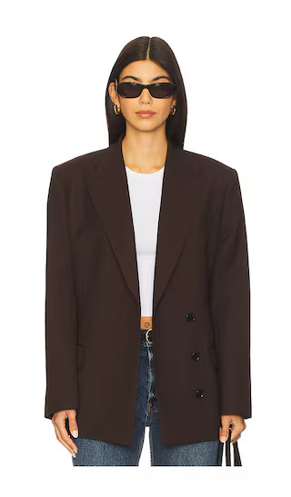 Favorite Aretha Blazer in Dark Brown

              
    
        
        
            Favorite ... | Revolve Clothing (Global)