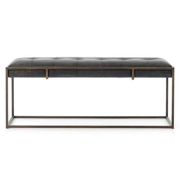 Genuine Leather Bench | Wayfair Professional