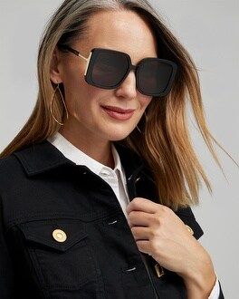 Black Square Sunglasses | Chico's