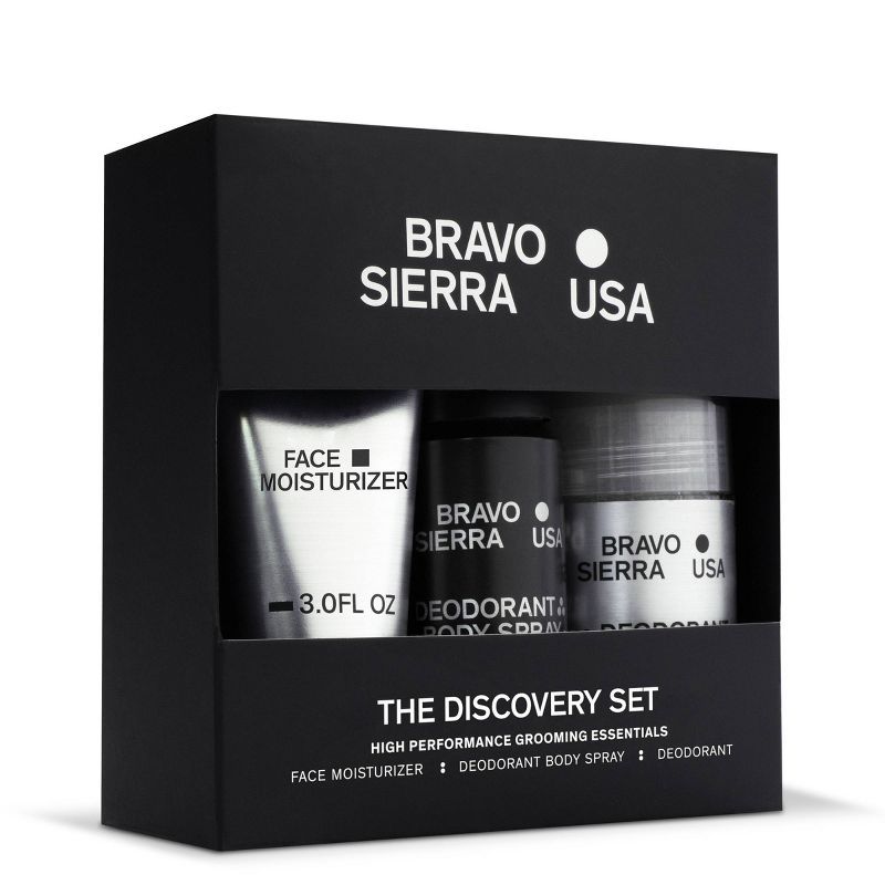 BRAVO SIERRA Men's Grooming Discovery Gift Set - 3ct | Target