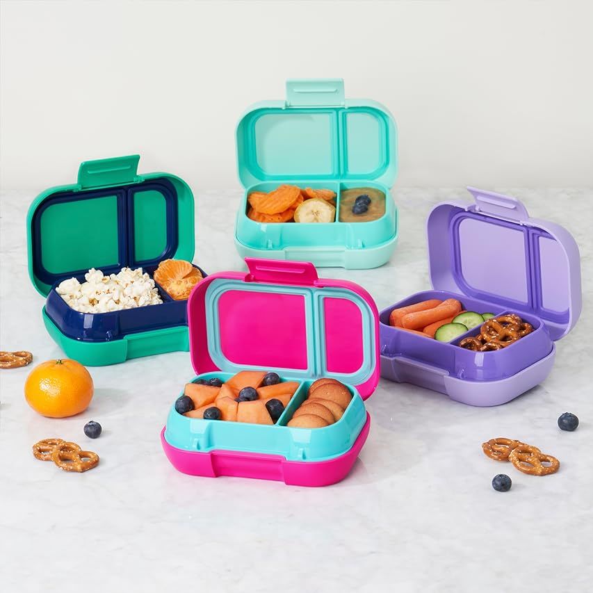Bentgo Kids Snack - 2 Compartment Leak-Proof Bento-Style Food Storage for Snacks and Small Meals, Ea | Amazon (US)