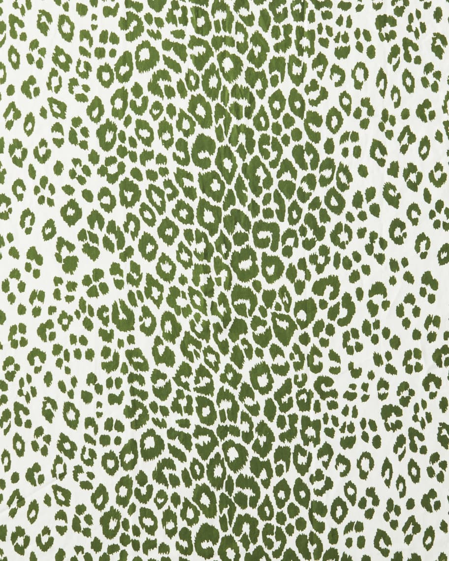 Matouk Schumacher Iconic Leopard Round Tablecloth, 90" | Neiman Marcus