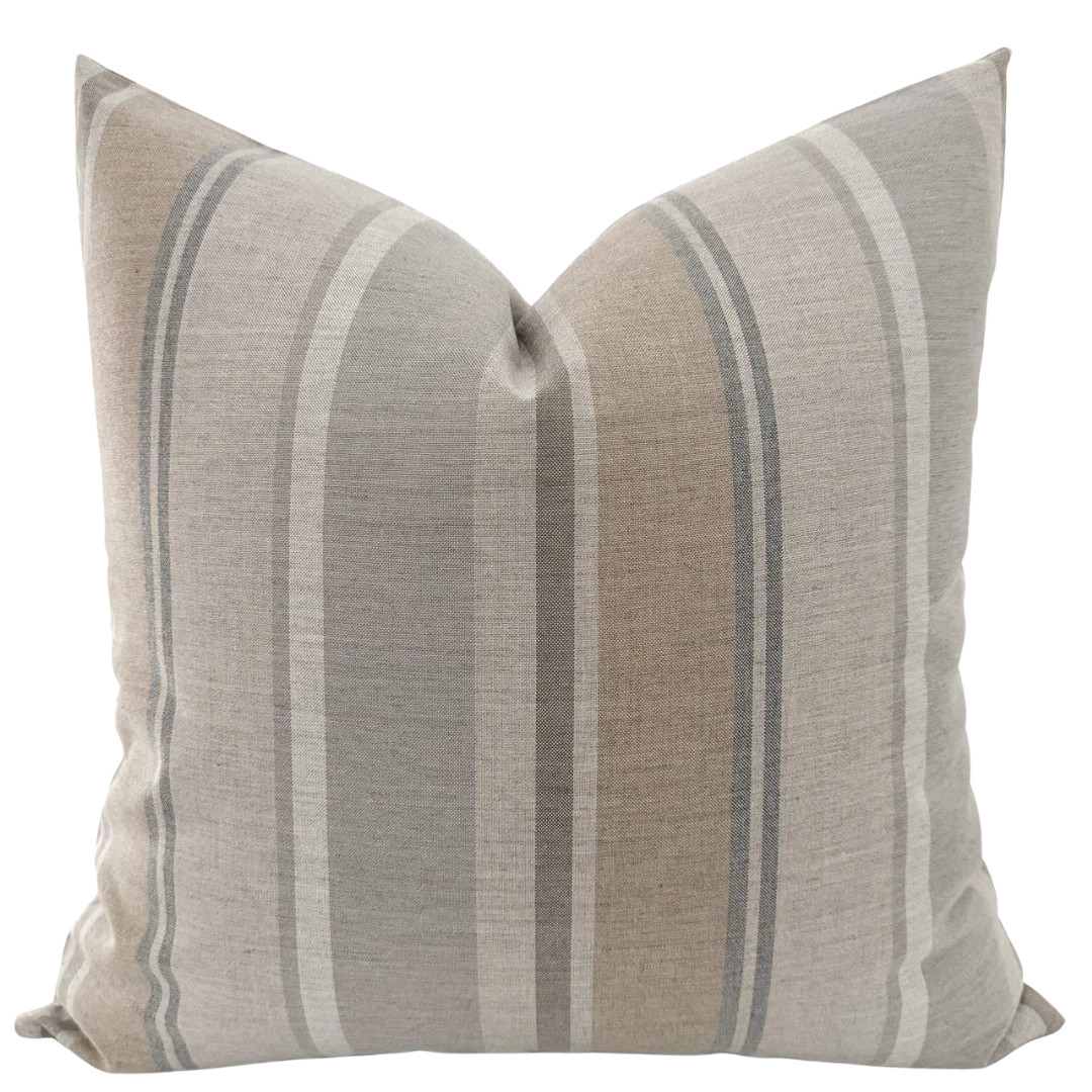 Resort Stripes Indoor/Outdoor Pillow Cover | Hackner Home (US)