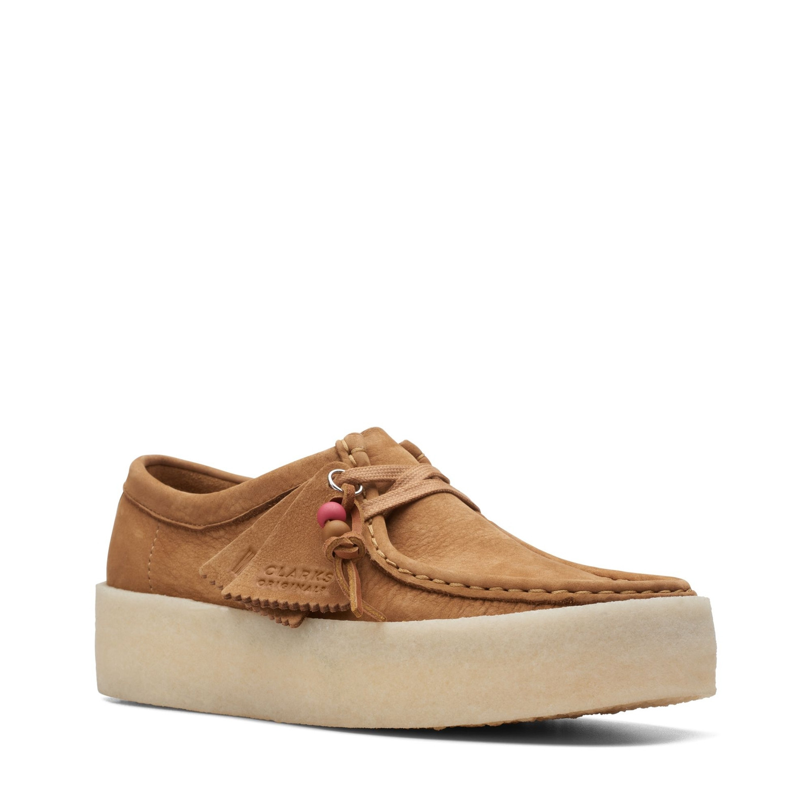 Clarks Originals Womens Wallabee Moccasin Cup Brown Leather  Shoes | eBay US