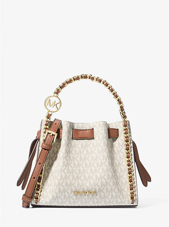 Mina Small Signature Logo Chain Crossbody Bag | Michael Kors US