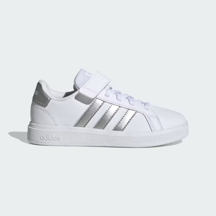 Grand Court Elastic Lace and Top Strap Shoes | adidas (UK)