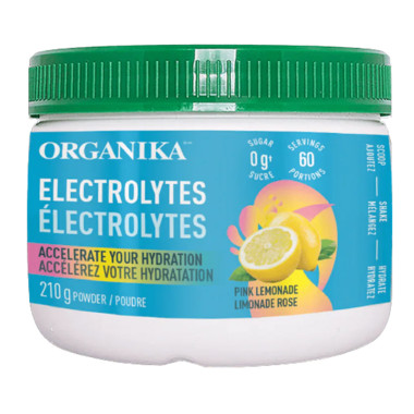Organika Electrolytes Powder Pink Lemonade | Well.ca