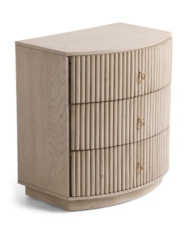 3 Drawer Accent Table Nightstand | TJ Maxx