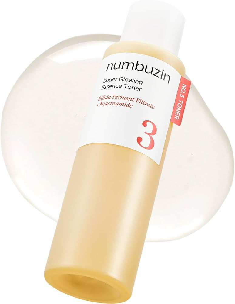 numbuzin No.3 Super Glowing Essence Toner, Fermented Toner for Skin Glow & Texture, Bifida, Niaci... | Amazon (US)