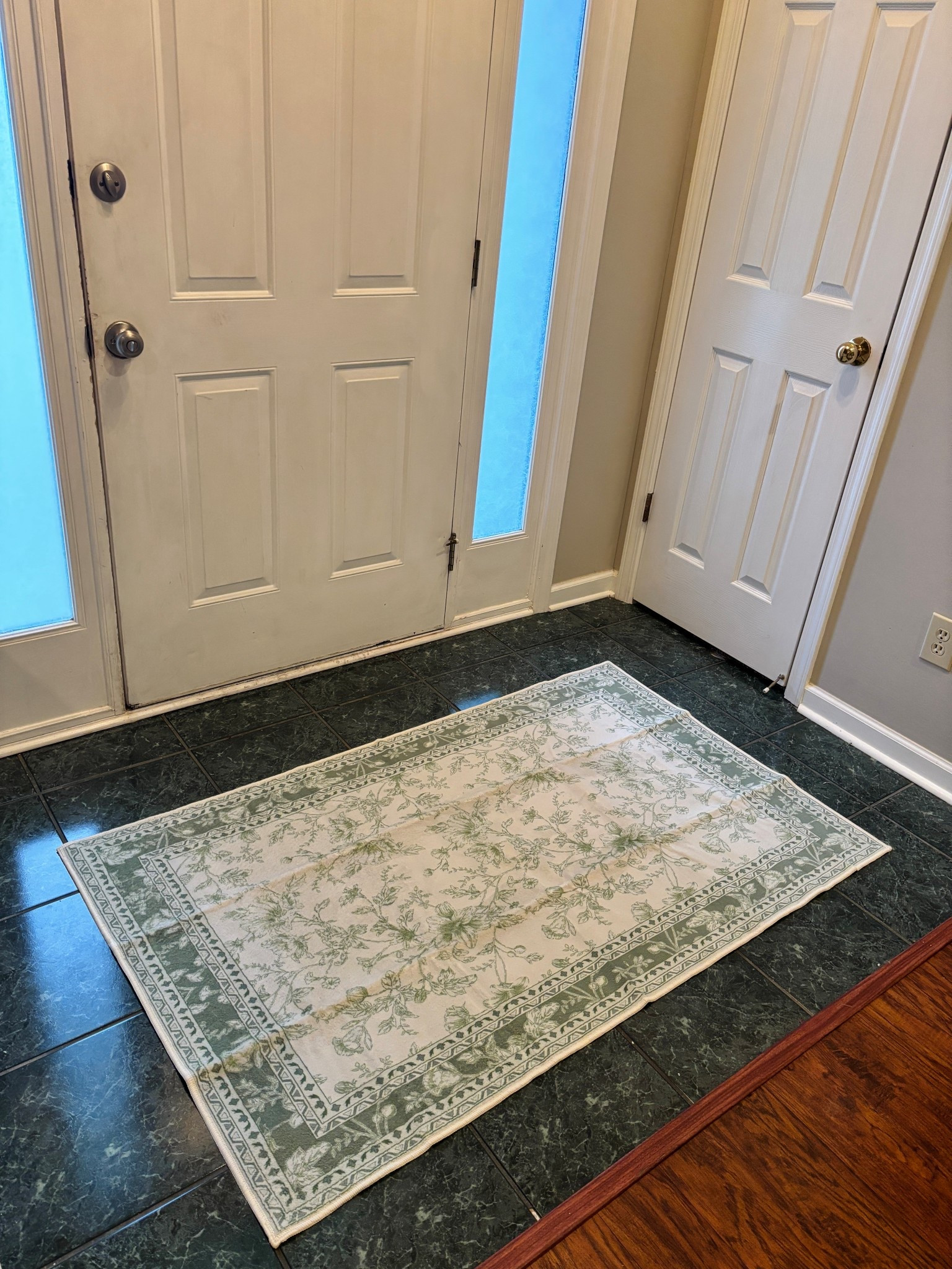 The PERFECT spring entryway rug! 💚

#LTKSeasonal #LTKHome #LTKSaleAlert