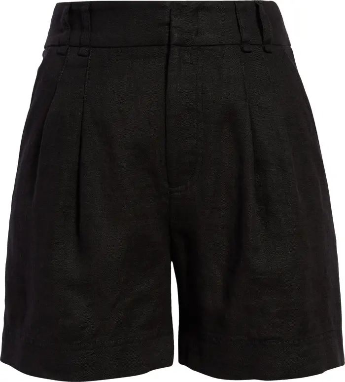 Free People Chelsea High Waist Linen Shorts | Nordstrom | Nordstrom