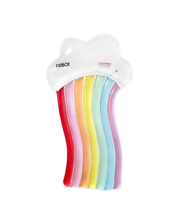 Clear Rainbow Cloud Lounger | FUNBOY