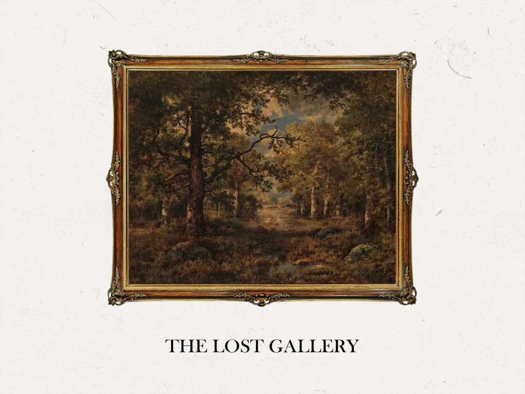 Vintage Fall Landscape | Vintage Printable Art | Printable Landscape - Etsy | Etsy (US)