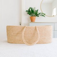 Baby Moses Basket | Shower Gift Bed African Nursery Decor Malaika Bassinet New - Natural | Etsy (US)