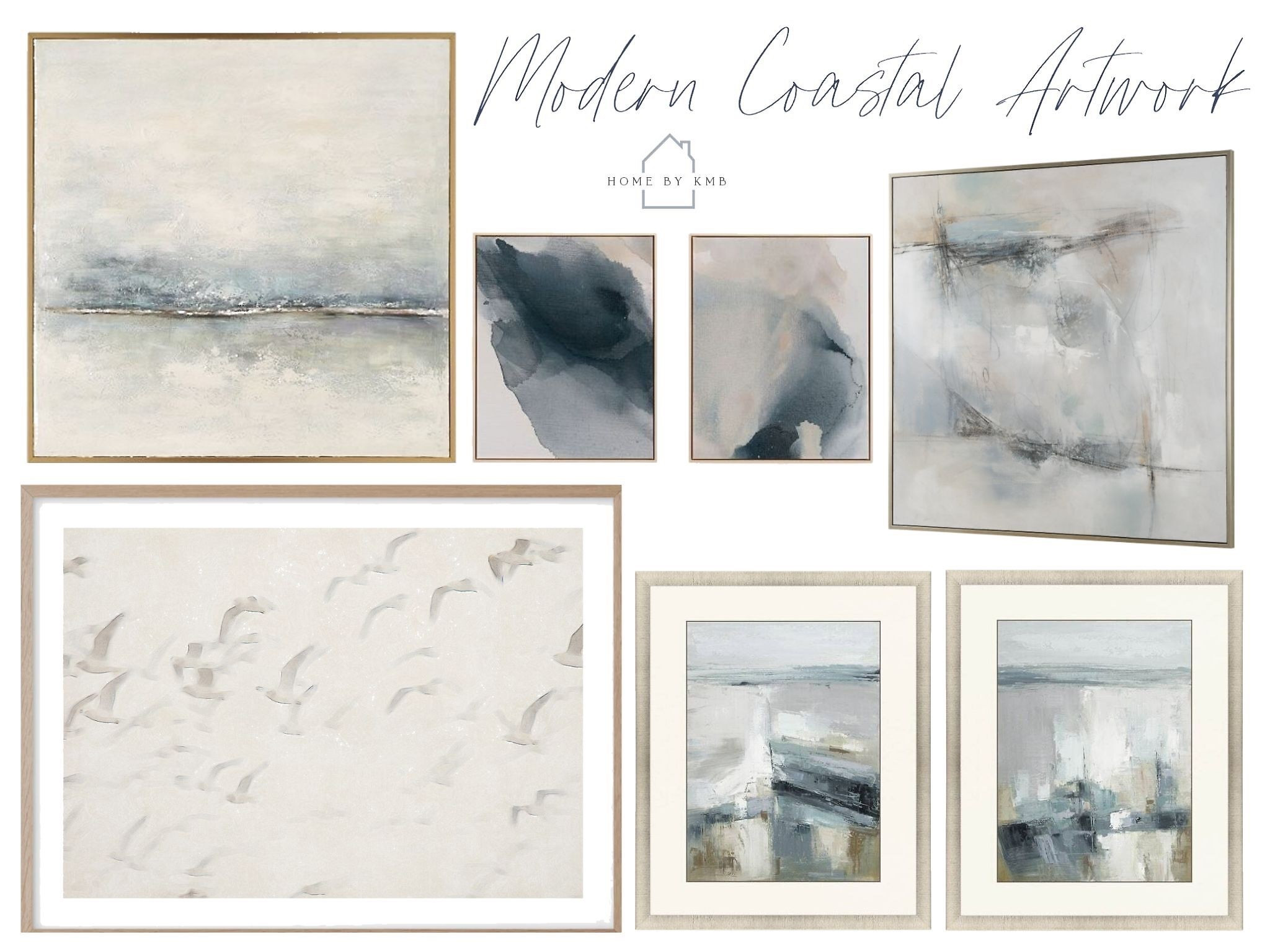 Modern coastal artwork 

#LTKHome
