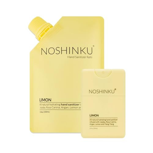 Noshinku Pocket Hand Sanitizer Refill Kit (Lemon) | Amazon (US)