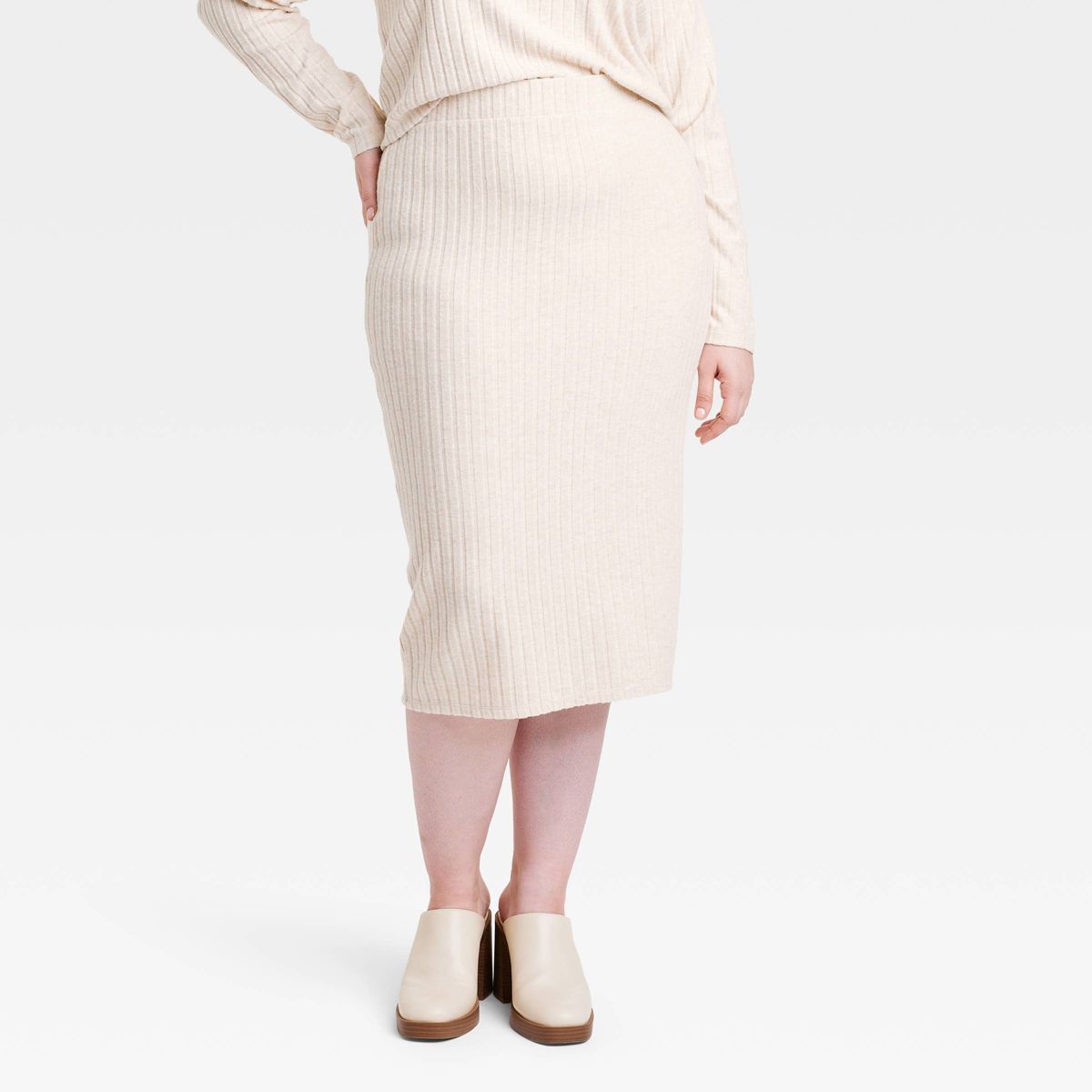 Women's Knit Pencil Midi Skirt - Universal Thread™ | Target