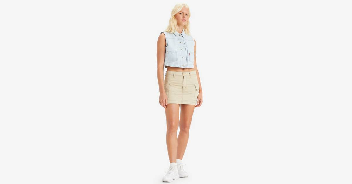 '94 Cargo Twill Mini Skirt - Tan | Levi's® US | Levi's US