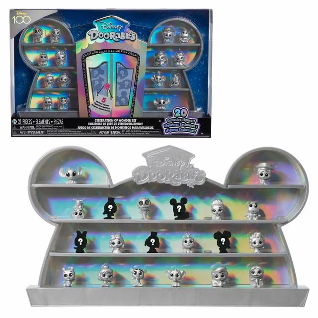 Disney Doorables Disney100 Celebration of Wonder Set, 21-piece Collectible Figure Set, Kids Toys ... | Walmart (US)