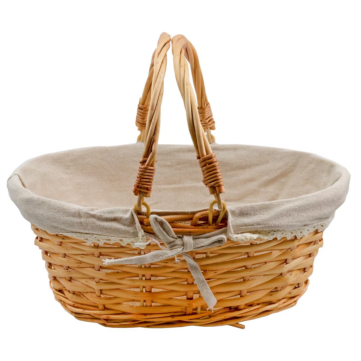 Cornucopia Brands Wicker Basket w/ Handles, for Easter, Picnics, Decor, 13 x 10 x 6 In. w/ Liner | Target