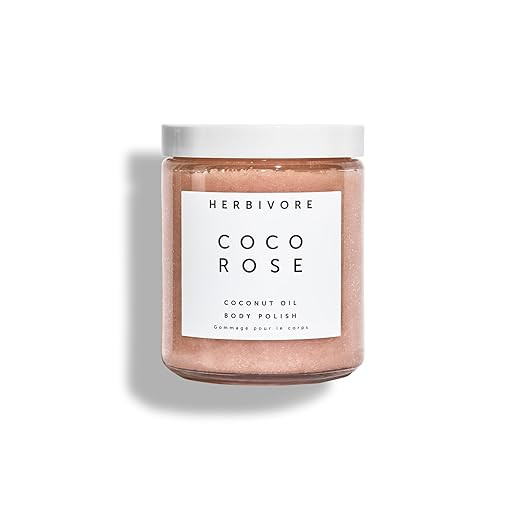 HERBIVORE Coco Rose Exfoliating Body Scrub + In-Shower Moisturizer with Coconut Oil, Shea Butter ... | Amazon (US)