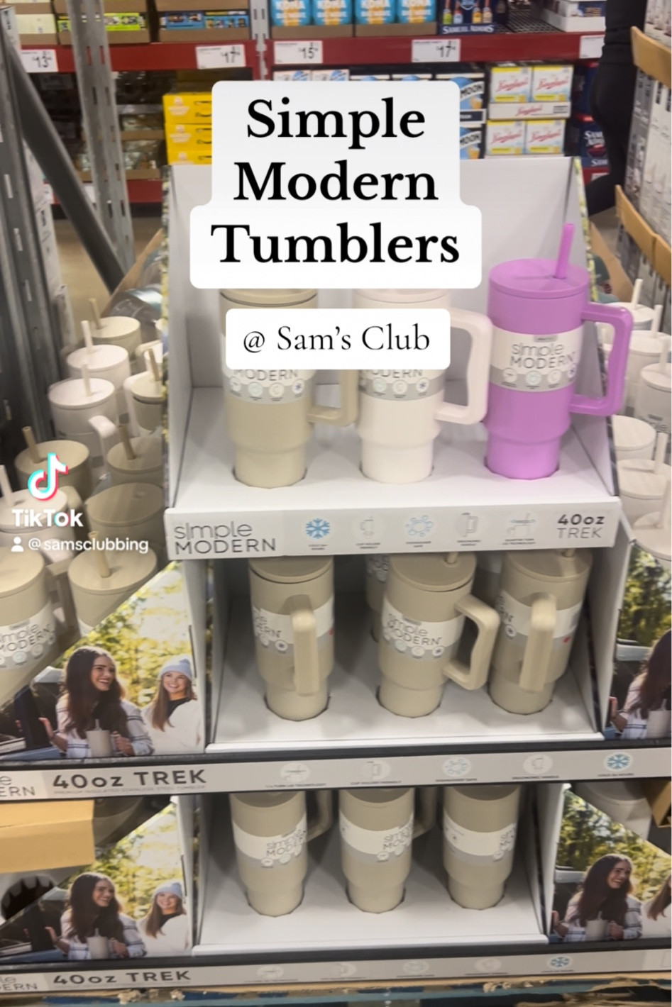 Simple Modern tumblers are available at Sam's Club! They are $5 cheaper than the retail price too # #samsclub
#samsclubfinds #samsclubdeals #SamsClub (unfortunately not currently available online)