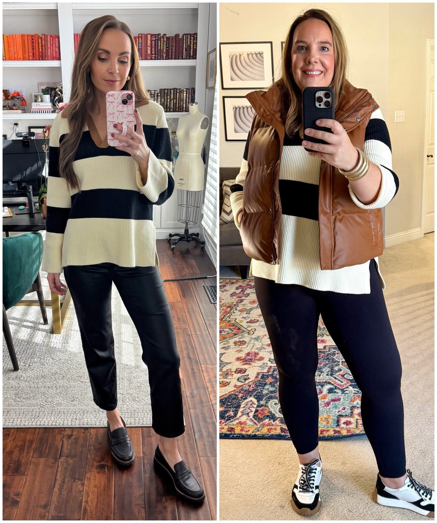 Wednesday twnning on 2 body types with @target sweater // use code MERRICKXSPANX for discount on leggings 

#LTKMidsize #LTKStyleTip #LTKSeasonal