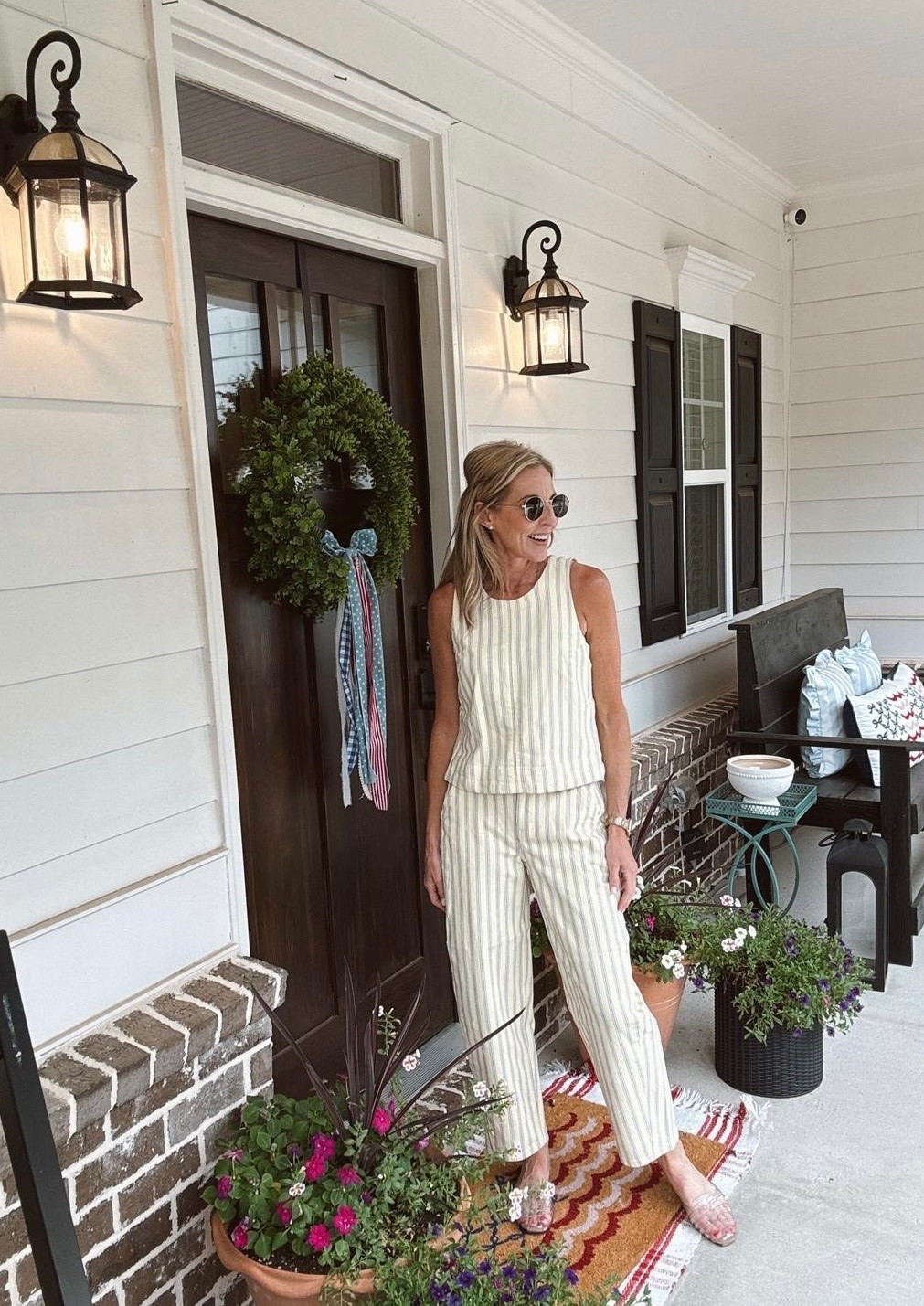 This outfit is one of my favorite recent Walmart finds and it’s back in stock! This looks like it could be from a far more pricey place, but it won’t make you go over budget. The quality is not lacking, I’m not surprised it’s selling so quickly and I’m not sure if it’ll restock again. Do not miss this stunning neutral striped set!

#LTKSeasonal #LTKOver40 #LTKPetite