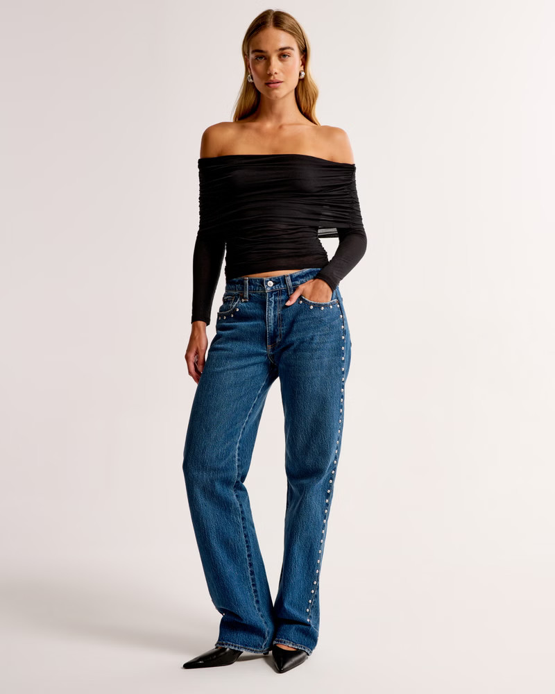 Low Rise Baggy Jean | Abercrombie & Fitch (US)