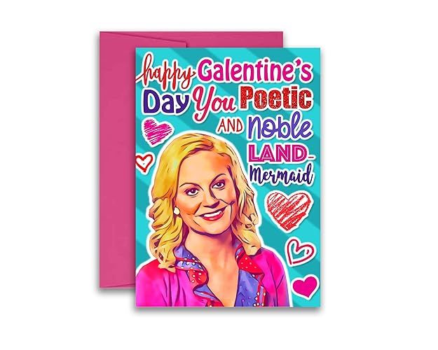 Leslie Knope Inspired Galentine's Day Card Parks and Recreation Parody Valentine's Day Card 5x7 i... | Amazon (US)