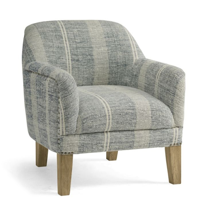 Hazel Stripe Accent Chair | Grandin Road | Grandin Road
