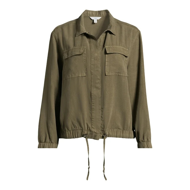 Time and Tru Women's Soft Utility Jacket | Walmart (US)