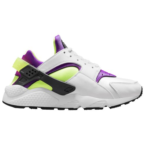 Nike Womens Nike Air Huarache - Womens Running Shoes White/Purple/Yellow Size 06.0 | Foot Locker (US)