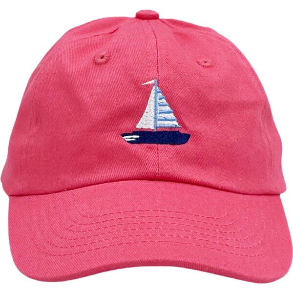 Sailboat Baseball Hat, Regan Red | Maisonette