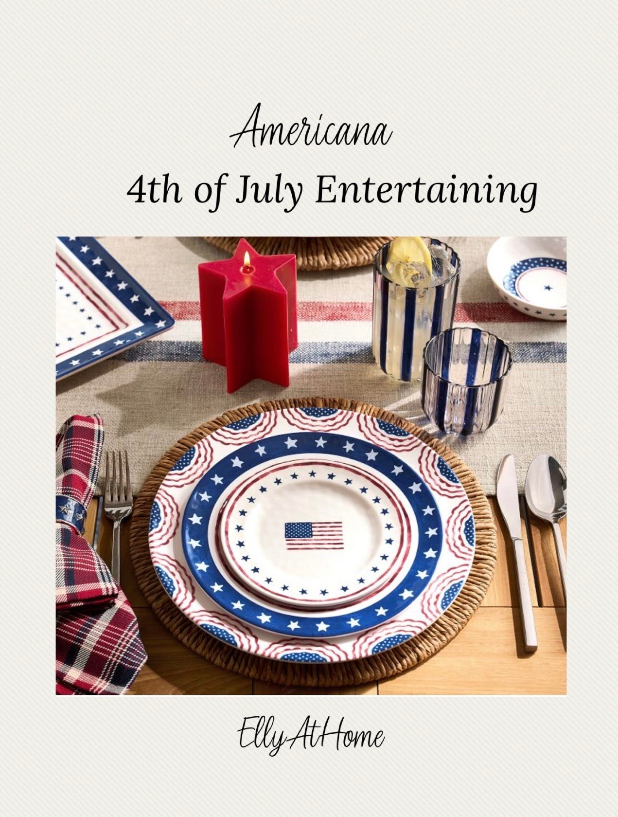 4th of July entertaining, hosting at home! Shop place settings, napkins, glassware, serving pieces and more patriotic decor for celebrating, some selections on sale! @Pottery Barn

#LTKHome #LTKSaleAlert