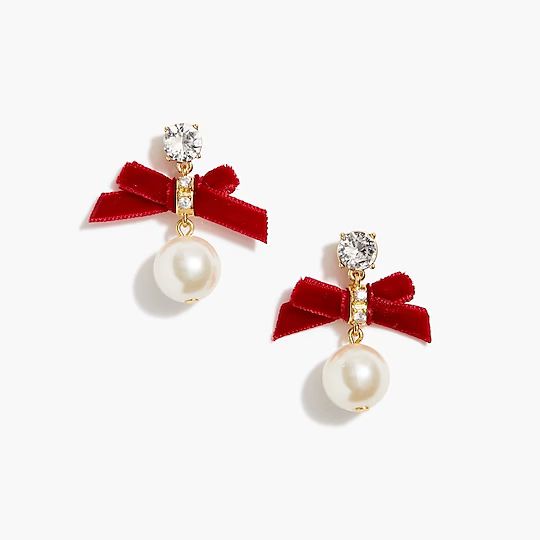 Crystal bow and pearl drop statement earrings

Comparable value:$34.50
Your price:$17(51% Off)
Extra | J.Crew Factory