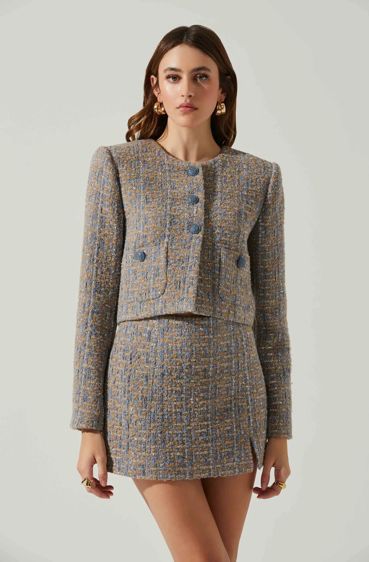 Lyssa Tweed Cropped Jacket | ASTR The Label (US)
