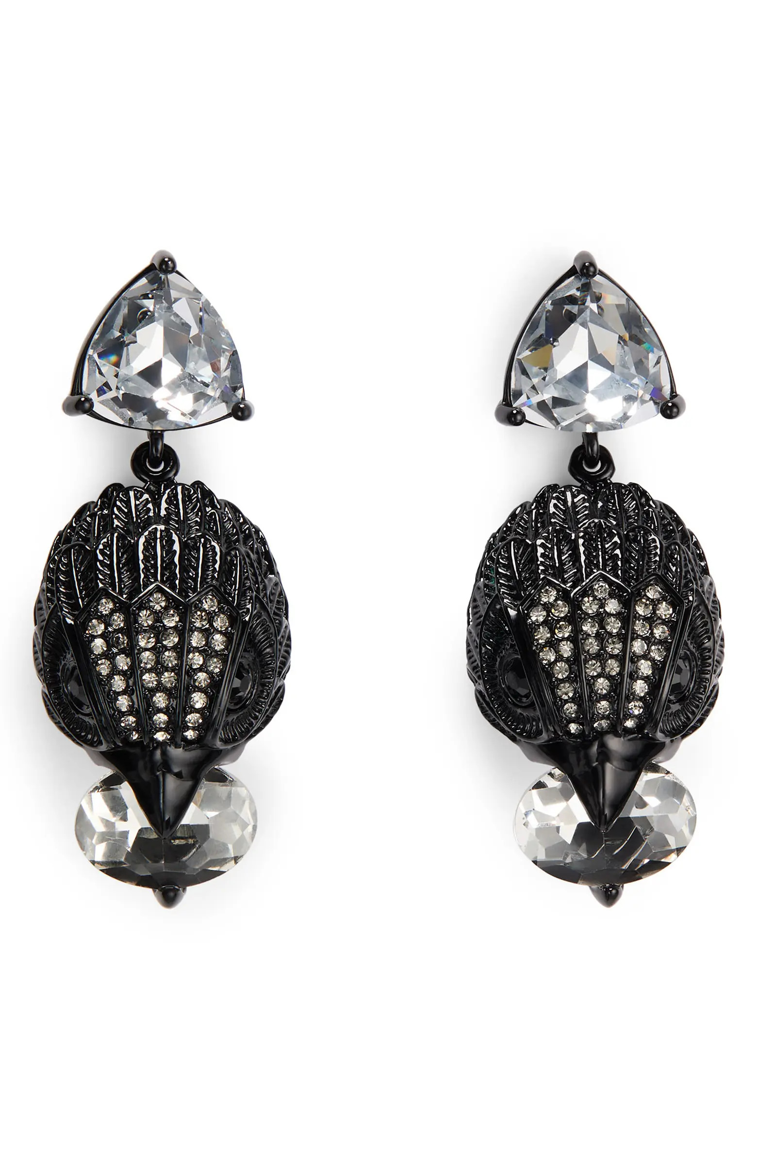 Crystal Eagle Head Drop Earrings | Nordstrom