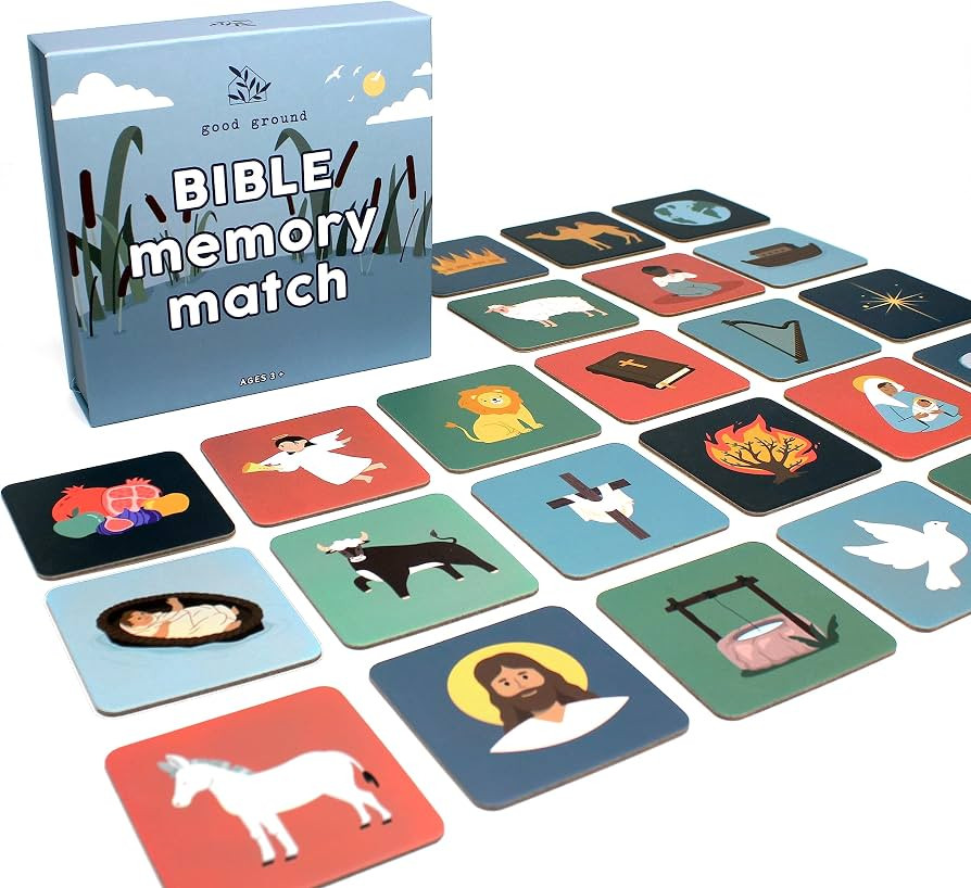 Toddler Matching Memory Match Game | Fun & Fast Gifts for Boys & Girls Ages 3 to 7 - Christain Pr... | Amazon (US)
