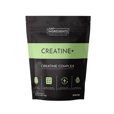 Just Ingredients Creatine + Sports Nutrition Supplement - 5.4oz/30 Servings | Target
