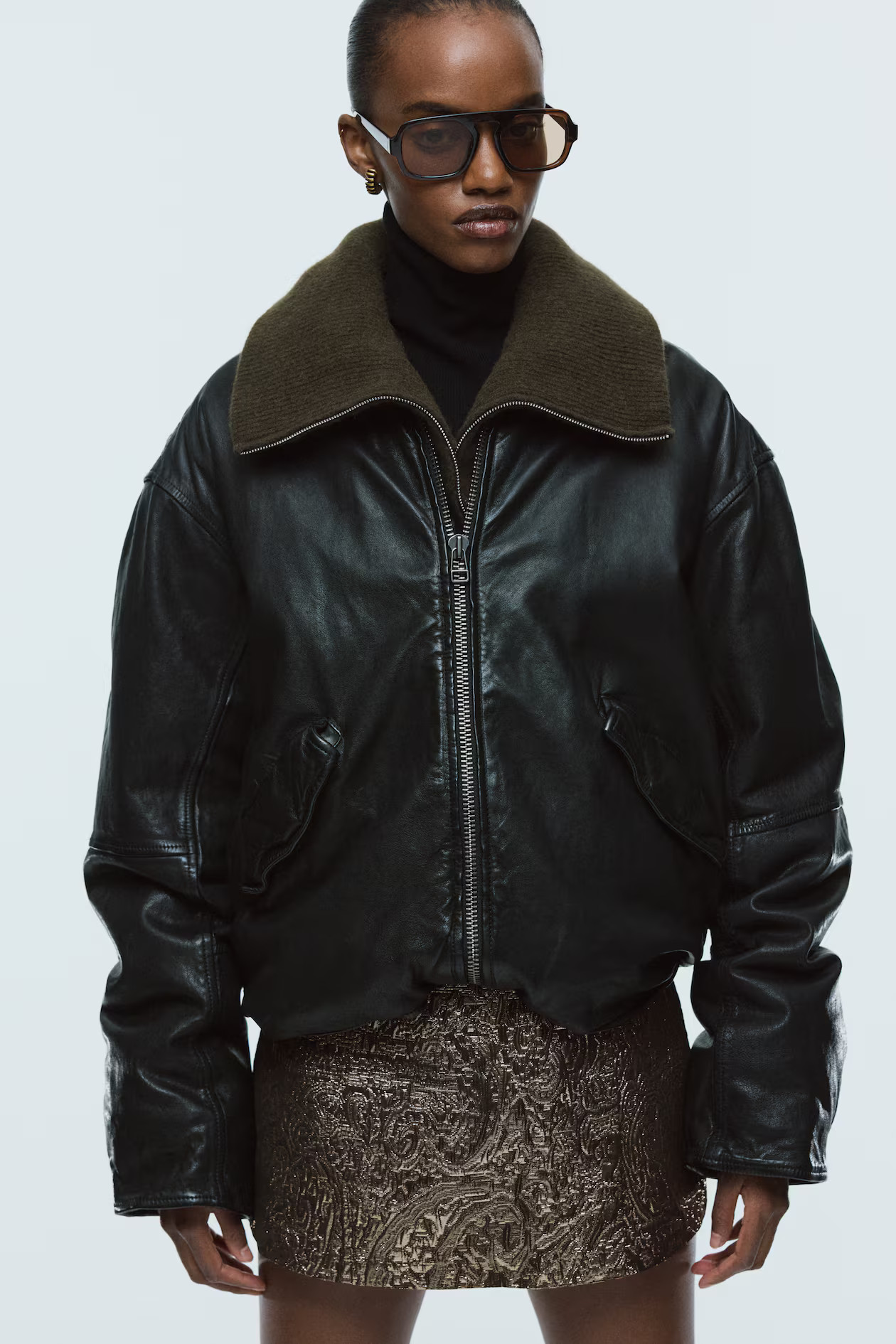 Jacquard-Weave Skort | H&M (US + CA)