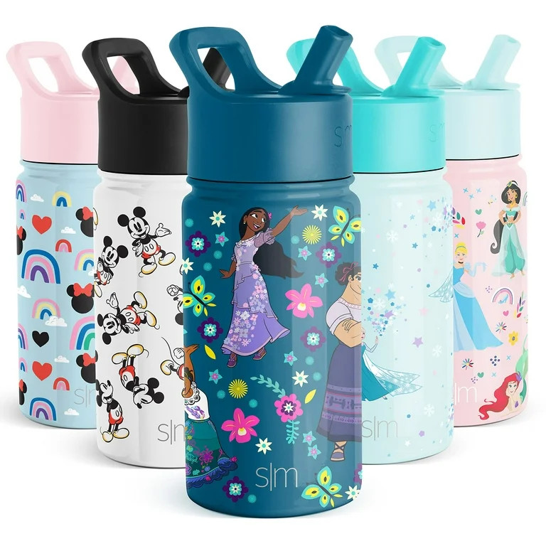 Simple Modern Disney Encanto Water Bottle with Straw Lid | Reusable Insulated Stainless Steel Cup... | Walmart (US)