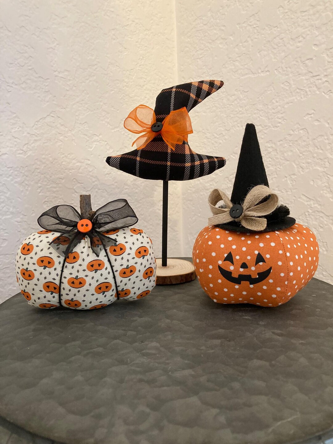 Halloween Decor/tier Tray Decor/witch Hat/pumpkin/jack-o-lantern/farmhouse Decor/black and Orange... | Etsy (US)