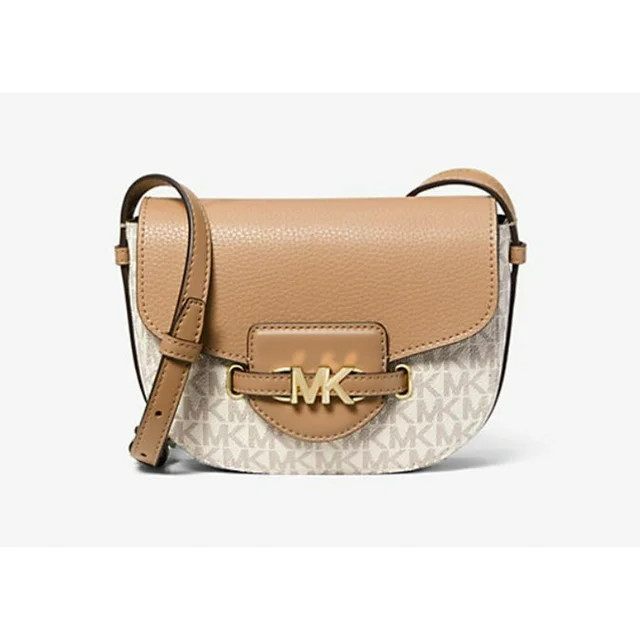 Michael Kors Womens Reed Small Logo and Leather Crossbody Bag (Camel) 35F3G6RC1B-222 - Walmart.co... | Walmart (US)