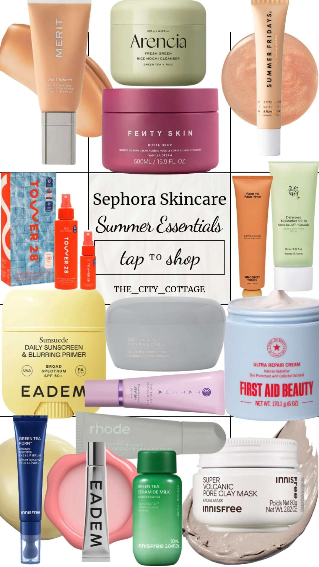 Your Sephora skincare routine just got an upgrade ✨🧴 glowing, hydrated, glass skin starts HERE.

This lineup is all about skin that looks healthy, dewy, and effortlessly radiant 🤍 think barrier-repair toners, hydrating creams, SPF that doubles as primer, and treatments that actually work. 

From calming hypochlorous acid sprays to rich moisturizers, brightening eye care, and the best lip treatments for that juicy, glossy finish 💋

I’m obsessed with layering lightweight hydration + glow-boosting products for that “no makeup, just perfect skin” look. 

Whether you’re resetting your routine or upgrading your essentials—this is your sign to invest in skincare that gives results.

#LTKBeauty #SephoraFinds #SkincareRoutine #GlassSkin #GlowySkin #HydratedSkin #SkincareInspo #BeautyFinds #CleanGirlAesthetic #DewySkin #SPFdaily #SkinBarrierRepair #AcneProneSkin #LipCare #SelfCareRoutine #LuxuryBeauty #EverydayGlow #ItGirlBeauty #ViralBeauty #SkincareEssentials 

 #LTKMothersDay #LTKSeasonal #LTKBeauty