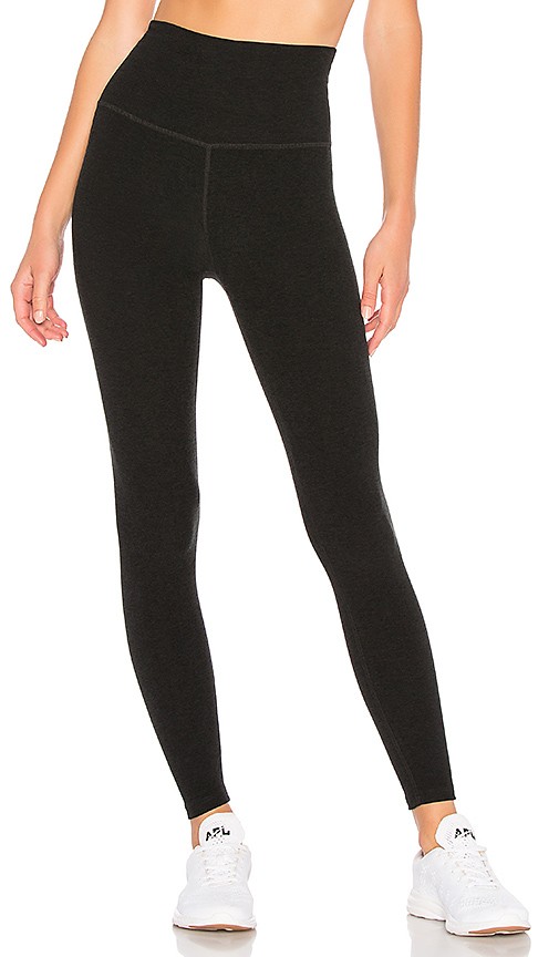 Spacedye High Waisted Midi Legging in Darkest Night | Revolve Clothing (Global)