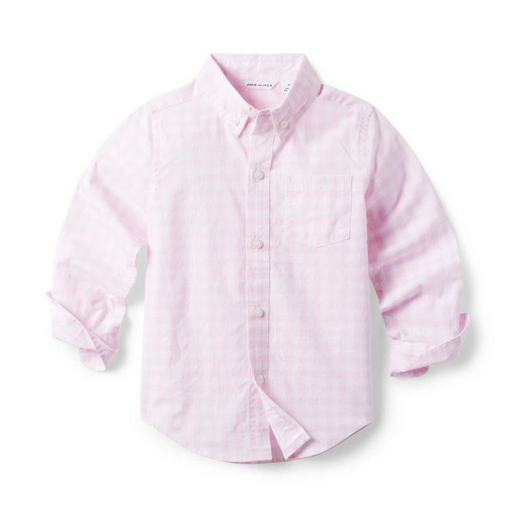 Gingham Poplin Shirt | Janie and Jack