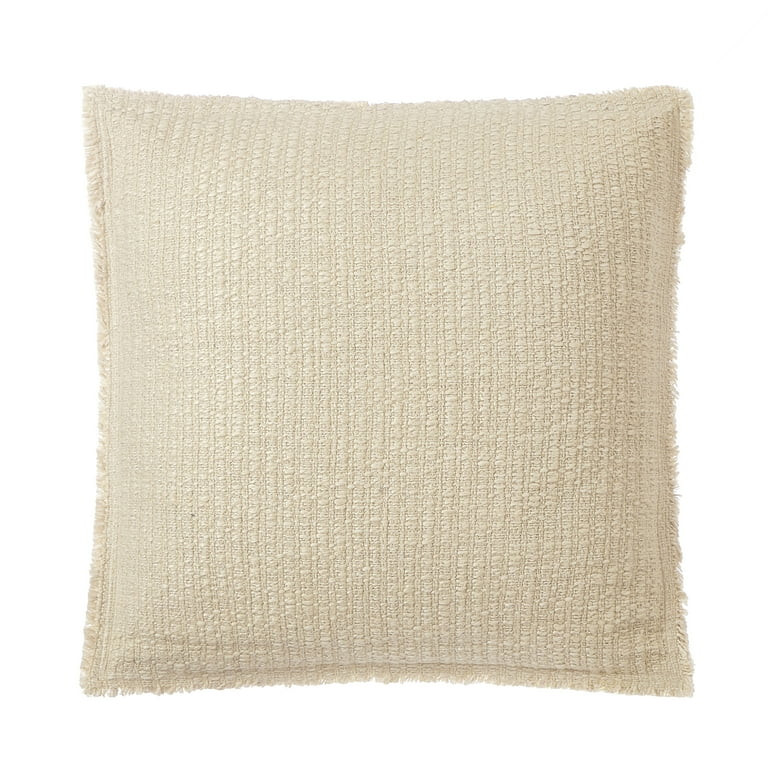 Better Homes & Gardens 22" x 22" Papyrus Beige Sunny Decorative Throw Pillow for Adults | Walmart (US)