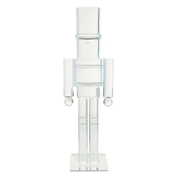 Decorative Nutcracker, Clear, 14", by Holiday Time | Walmart (US)
